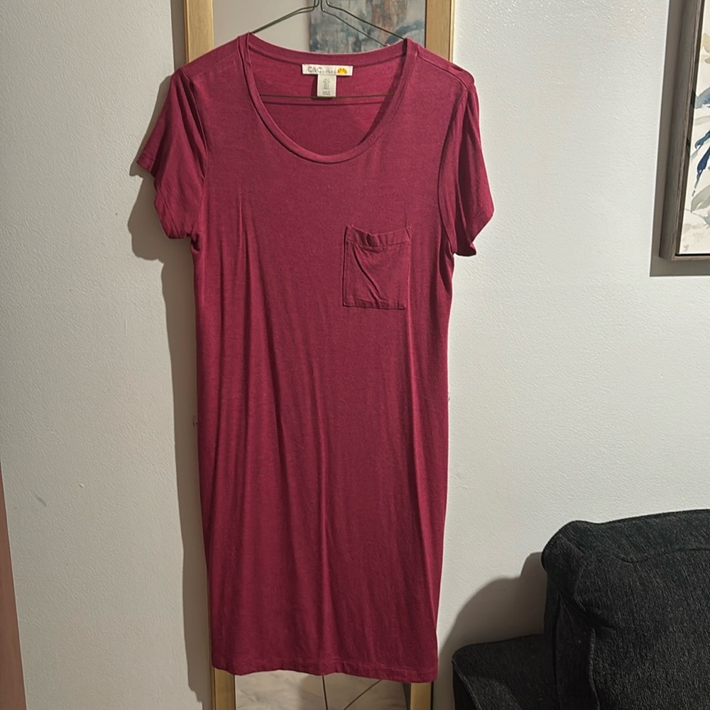 Cotton pink dress